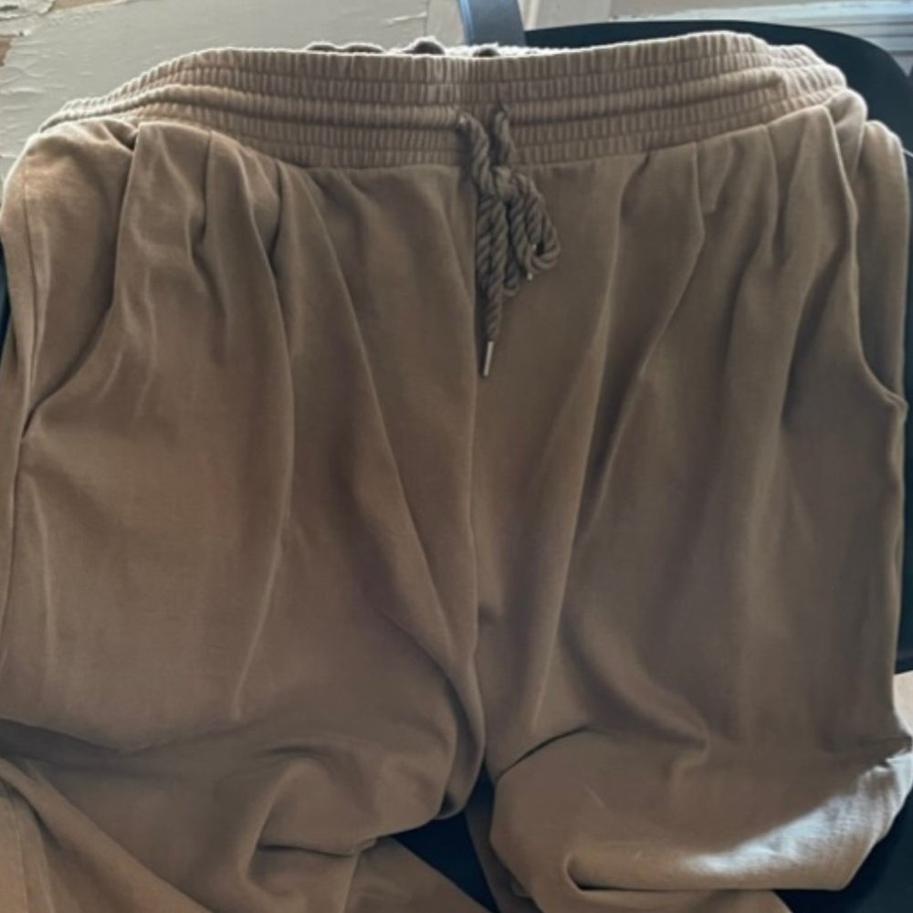 Madewell Wide-leg Brown Pants XL